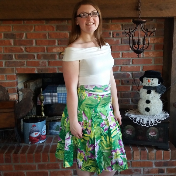 Vintage Off The Shoulder Dress - Picture 5 of 5